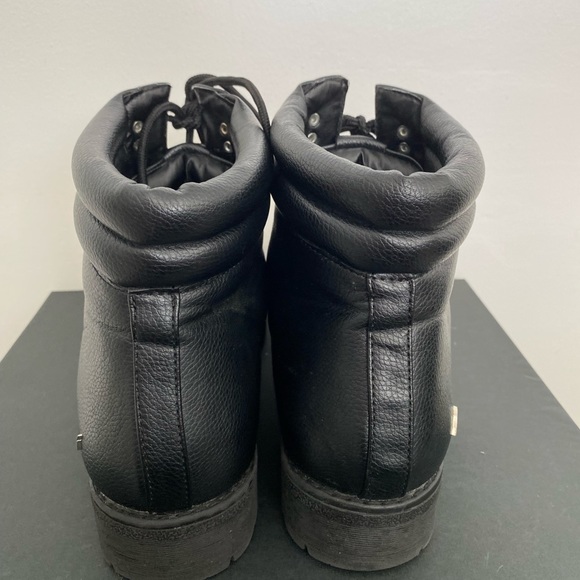 Nautica Black Leather Ankle Boots - Picture 4 of 4